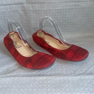 The Storehouse Christmas Classic Plaid Ballet Flats 11